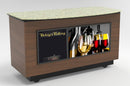 Curved Top Mobile Sampling / Tasting Counter: 48" & 64" - Modern Store Equipment
