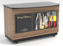 Curved Top Mobile Sampling / Tasting Counter: 48" & 64" - Modern Store Equipment