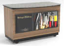 Curved Top Mobile Sampling / Tasting Counter: 48" & 64" - Modern Store Equipment