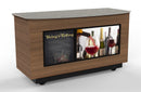 Curved Top Mobile Sampling / Tasting Counter: 48" & 64"