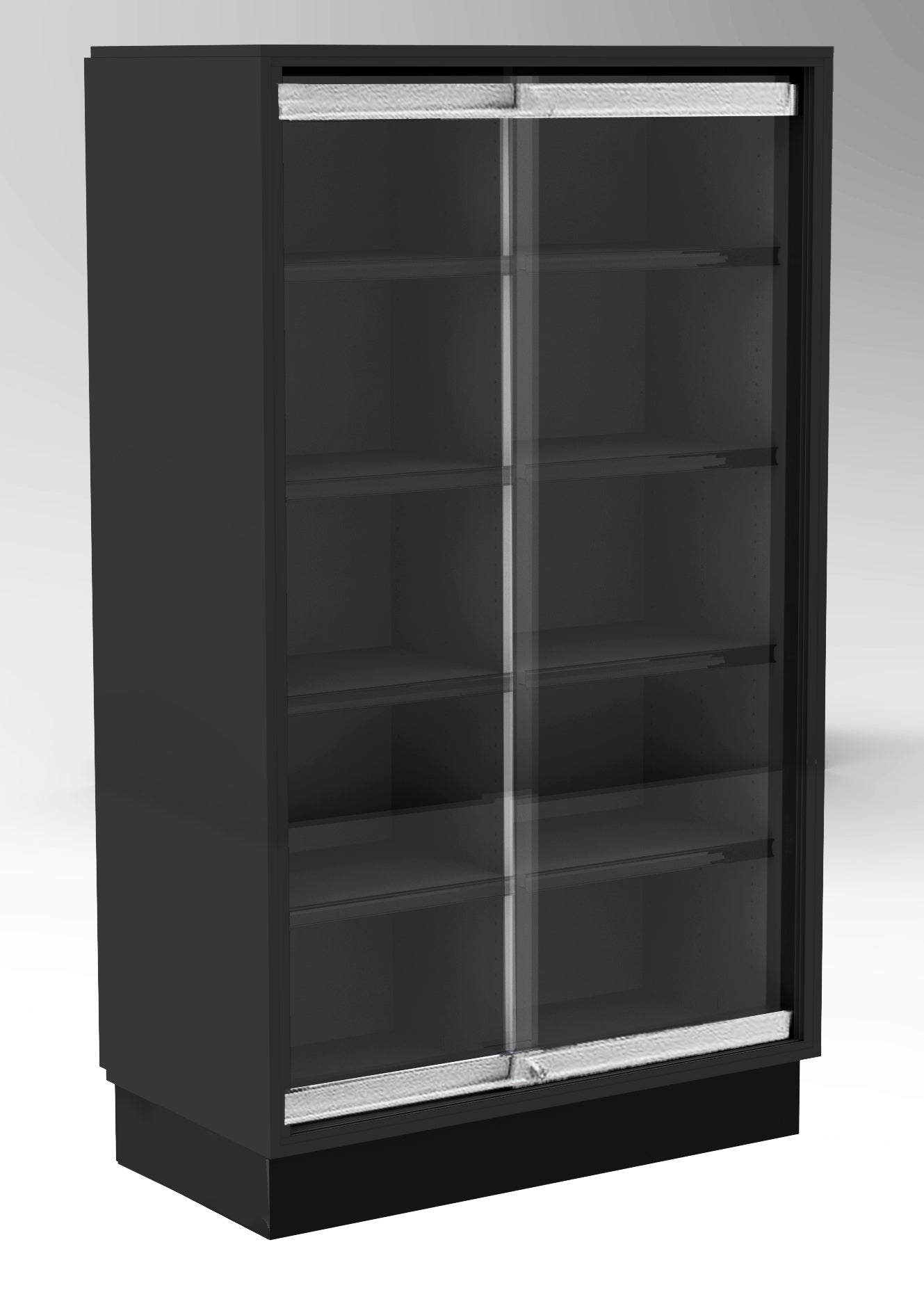 Tall Locking Display Case for Valuable Wine & Spirits