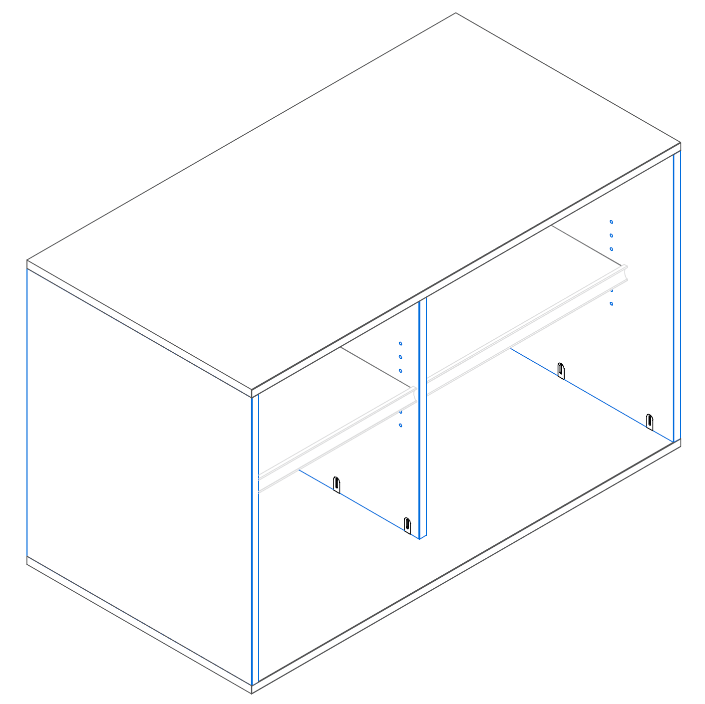 Locking 2 Tier Display Case for Valuable Wine & Spirits