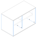 NEW LOW PRICE! Locking 2 Tier Display Case for Valuable Wine & Spirits