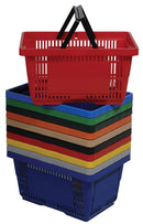 VersaCart Plastic Hand Baskets Pack of 12 (28 Liter) - Modern Store Equipment