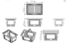 VersaCart Plastic Hand Baskets Pack of 12 (28 Liter) - Modern Store Equipment