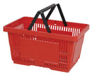 VersaCart Plastic Hand Baskets Pack of 12 (28 Liter) - Modern Store Equipment