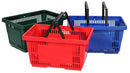 VersaCart Plastic Hand Baskets Pack of 12 (28 Liter) - Modern Store Equipment