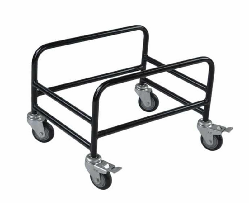 VersaCart Hand Baskets Stand with Wheels & Brakes