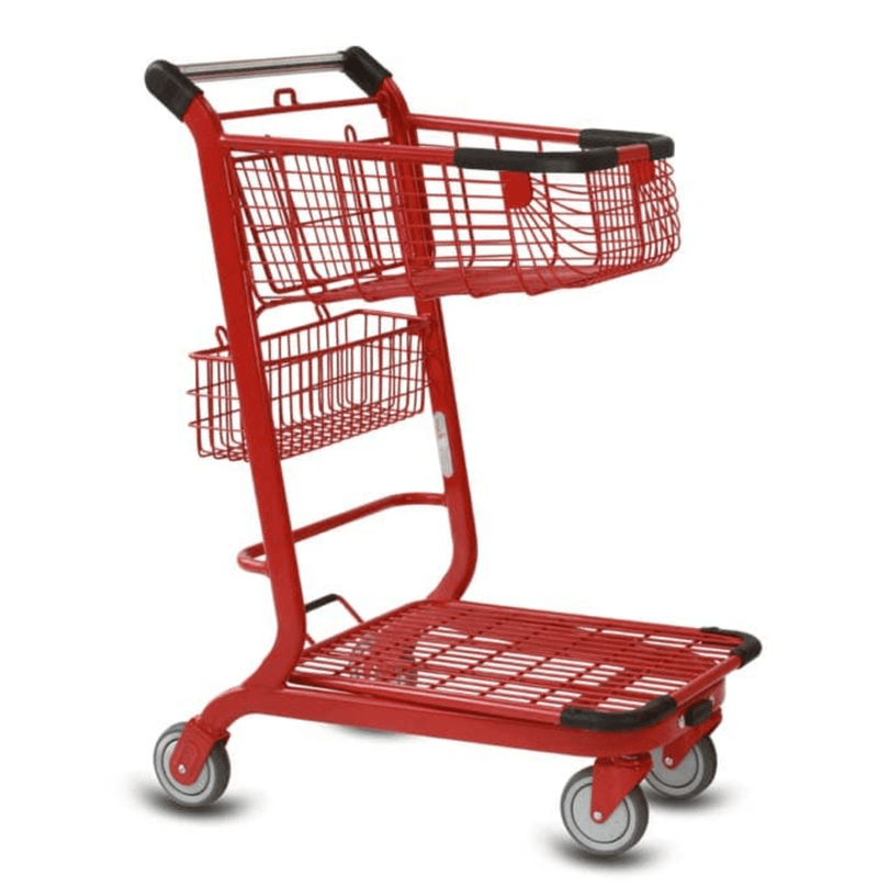 Express 3500-B Compact Metal Shopping Cart