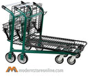 VersaCart EZ Tote 875 Flatbed Metal Shopping Cart