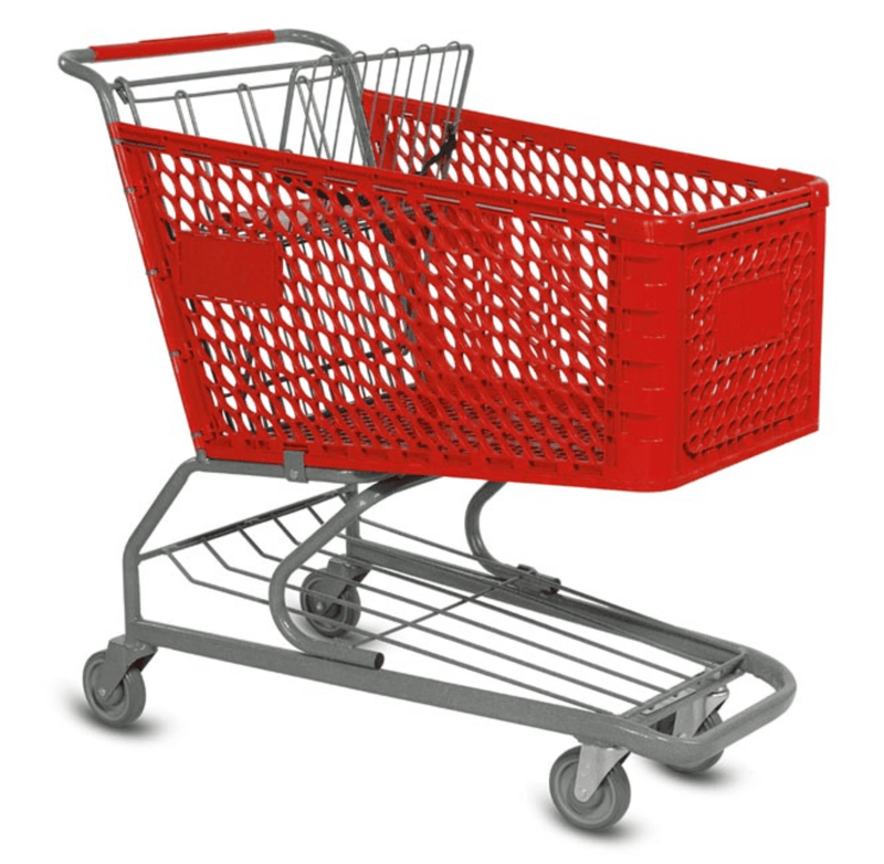 VersaCart Plastic Shopping Cart: Large