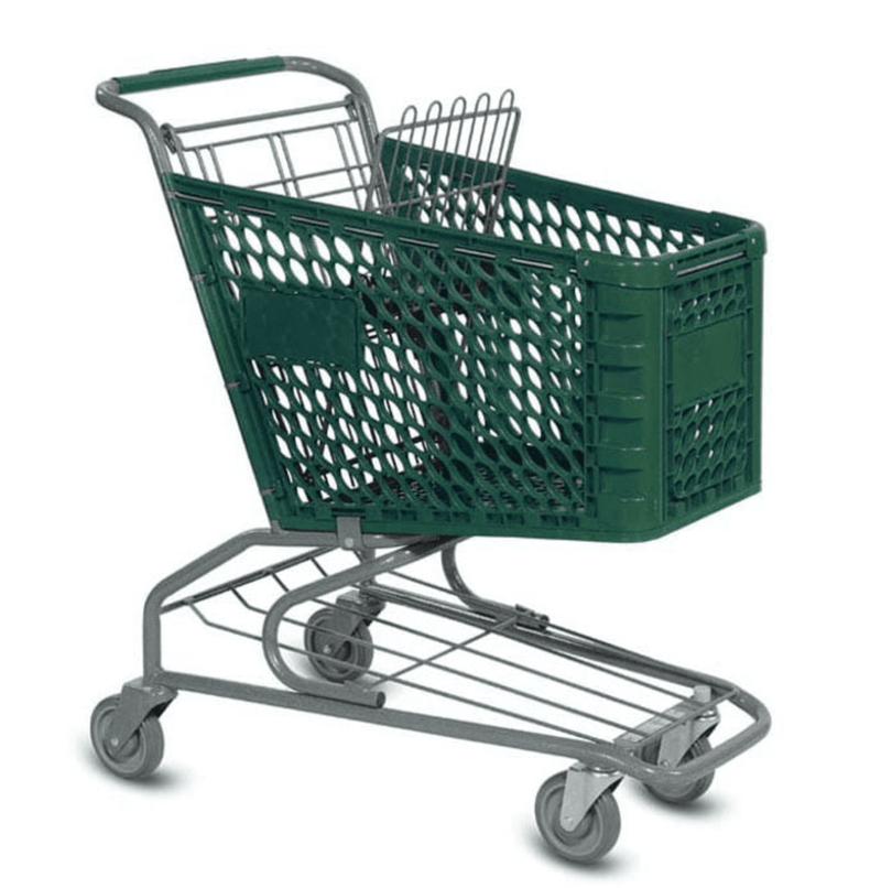 VersaCart Plastic Shopping Cart: Small